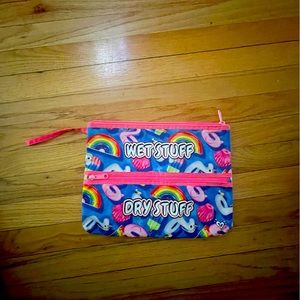 Justice Wet Stuff Dry Stuff bathing suit bag